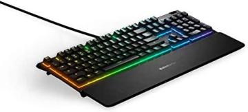 SteelSeries Apex 3 RGB Gaming Keyboard, BR (Brazilian Portuguese)