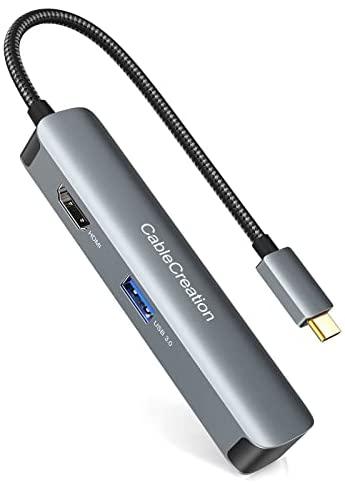 CableCreation USB C Hub, 5-in-1 Multiport iPad Pro Adapter with HDMI 4K