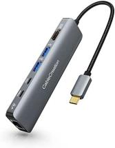 Cablecreation USB C Hub 8K HDMI, Multiport Adapter