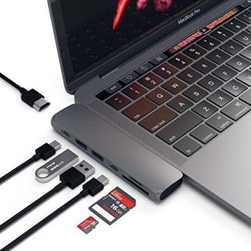 Satechi Type-C Pro Hub Adapter with USB-C PD (40 Gbps), 4K HDMI