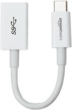 Amazon Basics USB Type-C to USB 3.1 Gen1 Female Adapter – White