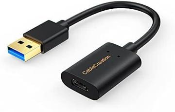 CableCreation USB 3.1 USB C Female to USB Male Adapter 5Gbps