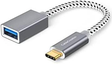 CableCreation USB to USB C Adapter, Type C to USB A Female Connector