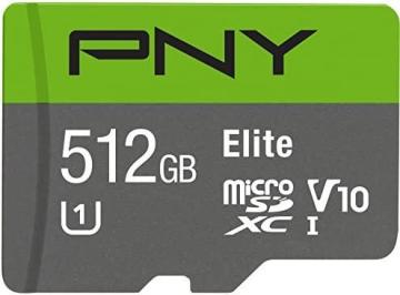 PNY Elite 512GB MicroSDXC Card