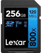 Lexar High-Performance 800x 256GB SDXC UHS-I Card