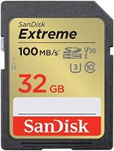 SanDisk 32GB Extreme SDHC UHS-I Memory Card