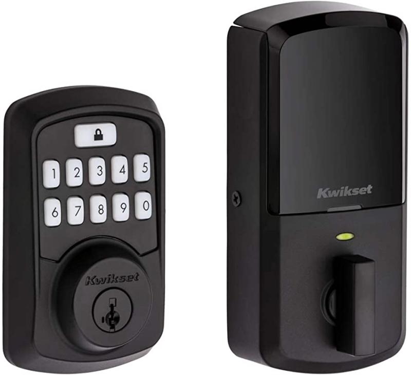 Kwikset 99420-003 Aura Bluetooth Programmable Keypad Door Lock Deadbolt