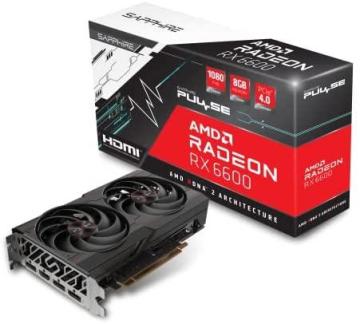 Sapphire 11310-01-20G Pulse AMD Radeon RX 6600 Gaming Graphics Card