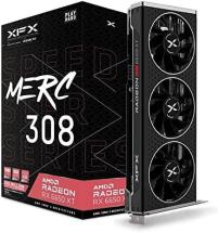 XFX Speedster MERC308 Radeon RX 6650XT Black Gaming Graphics Card