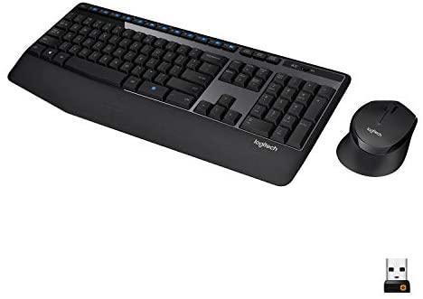 Logitech MK345 Wireless Combo Full-Sized Keyboard and Right-Handed Mouse