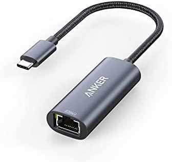 Anker USB C to 2.5 Gbps Ethernet Adapter, PowerExpand USB C to Gigabit Ethernet Adapter
