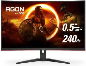 AOC C32G2ZE 32" Curved Frameless Gaming Monitor