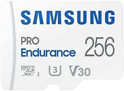 Samsung PRO Endurance 256GB MicroSDXC Memory Card with Adapter