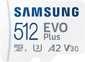 Samsung EVO Plus w/ SD Adaptor 512GB Micro SDXC