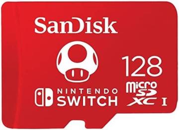 SanDisk 128GB microSDXC-Card, Licensed for Nintendo-Switch