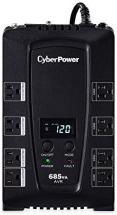 CyberPower CP685AVRLCD Intelligent LCD UPS System, 685VA/390W