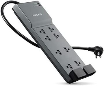 Belkin Power Strip Surge Protector with 8 Outlets, 6 ft Cord