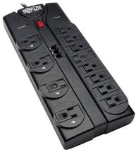 Tripp Lite 12 Outlet Surge Protector Power Strip, 8ft Cord, Right-Angle Plug