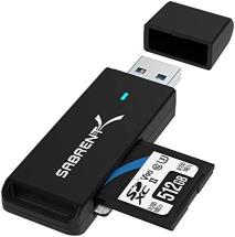 Sabrent USB 3.0 Micro SD and SD Card Reader
