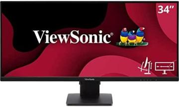 ViewSonic VA3456-MHDJ 34 Inch 21:9 UltraWide WQHD 1440p IPS Monitor