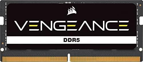 Corsair Vengeance DDR5 SODIMM 8GB (1x8GB) DDR5 4800MHz C40 Memory, Black