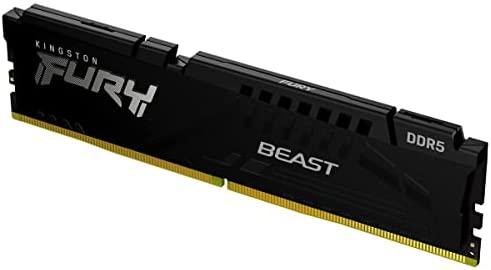 Kingston Fury Beast Black 64GB 4800MT/s DDR5 CL38 XMP 3.0 Ready Computer Memory (Kit of 2)