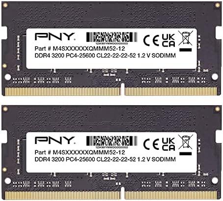 PNY Performance 16GB (2x8GB) DDR4 DRAM 3200MHz 1.2V Notebook/Laptop (SODIMM) Computer Memory Kit