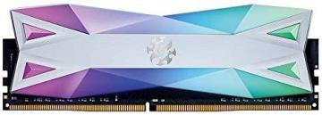 XPG DDR4 D60G RGB 16GB (2x8GB) 3200MHz PC4-25600 U-DIMM CL16-20-20 Desktop Memory Kit White