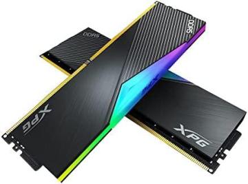 XPG Lancer DDR5 RGB 5200MHz 32GB (2x16GB) CL38-38-38 UDIMM 288-Pins Desktop SDRAM Memory RAM Kit