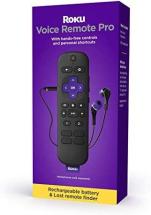Roku Voice Remote Pro, Rechargeable voice remote with TV controls