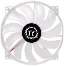 Thermaltake 200mm Pure 20 Series Blue LED Quiet High Airflow Case Fan, Clear w/Blue LED
