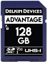 Delkin Devices 128GB Advantage SDXC UHS-I (V30) Memory Card
