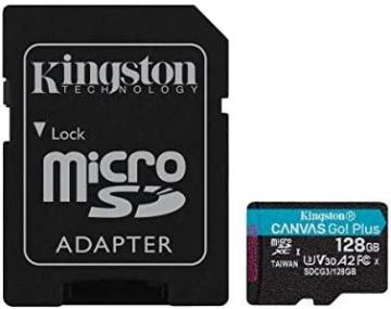 Kingston 128GB microSDXC Canvas Go Plus Memory Card