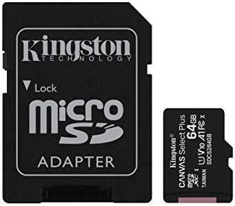 Kingston 64GB microSDHC Canvas Select Plus Memory Card