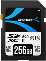 Sabrent Rocket v90 256GB SD UHS-II Memory Card