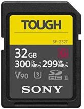 Sony SF-G32T/T1 Tough High Performance SDHC Flash Memory Card