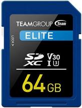 TEAMGROUP Elite 64GB UHS-I U3 V30 UHD Memory Card