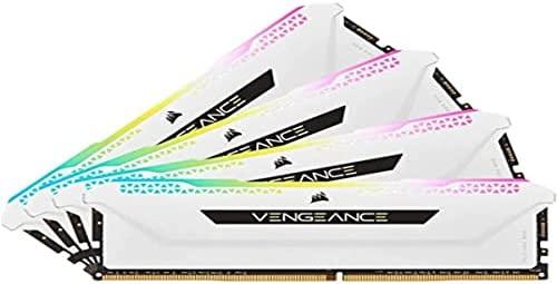 Corsair Vengeance RGB PRO SL 64GB (4x16GB) DDR4 3200MHz C16 Desktop Memory, White