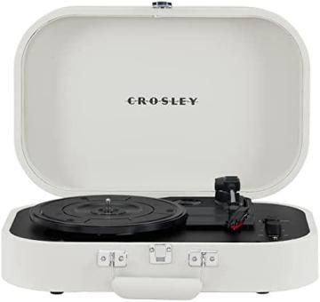 Crosley CR8009B-DU Discovery Vintage Vinyl Record Player Turntable, Dune