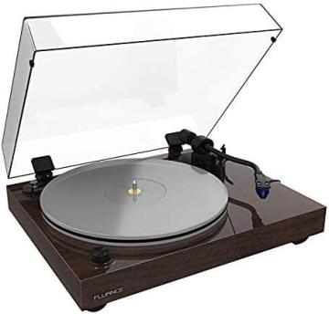 Fluance RT85 Reference High Fidelity Vinyl Turntable Record Player, Walnut