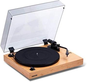 Fluance RT82 Reference High Fidelity Vinyl Turntable Record Player, Bamboo