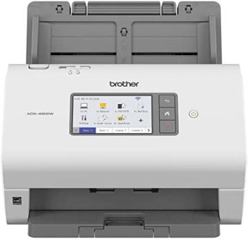 Brother ADS-4900W Professional Desktop Scanner, White