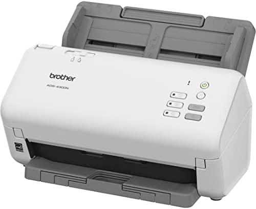 Brother ADS-4300N Professional Desktop Scanner, White