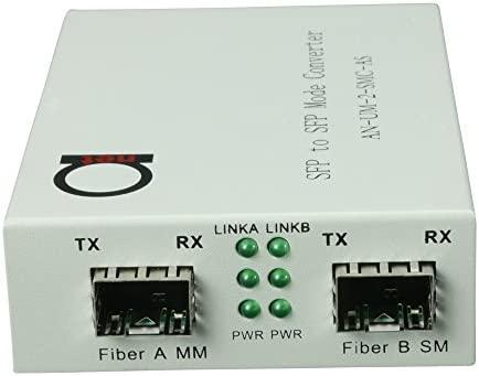 ADnet AN-UM-2-SMC-AS SFP to SFP Fiber Media Converter