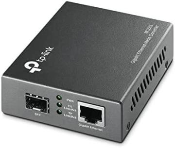 TP-Link MC220L Gigabit SFP to RJ45 Fiber Media Converter