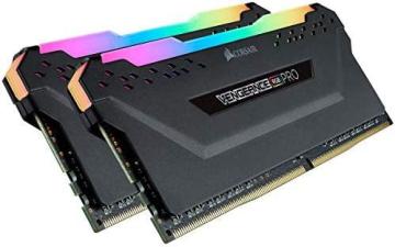 Corsair Vengeance RGB Pro 32GB (2x16GB) 2666 C16 DDR4 Desktop Memory – Black