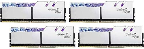 G.Skill Trident Z Royal Series 128GB (4 x 32GB) 288-Pin SDRAM (PC4-25600) DDR4 3200 Desktop Memory