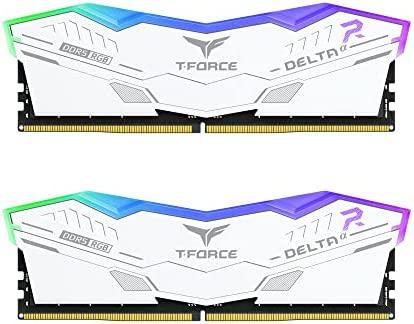 TEAMGROUP T-Force Delta Alpha RGB DDR5 Ram 32GB Kit (2x16GB) 5600MHz Memory Module