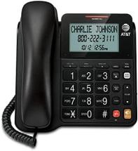 AT&T CL2940 Corded Phone with Speakerphone, Black