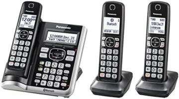 Panasonic KX-TGF573S  Link2Cell Bluetooth Cordless Phone System with Voice Assistant